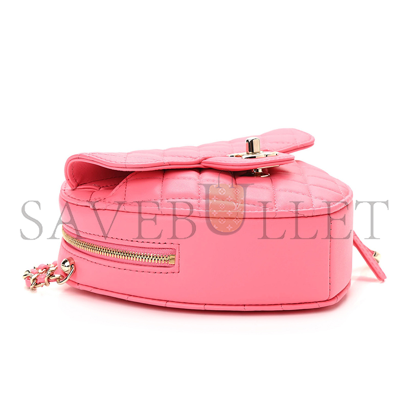 CHANEL CC IN LOVE HEART BAG AS3191 (18*17*4cm)
