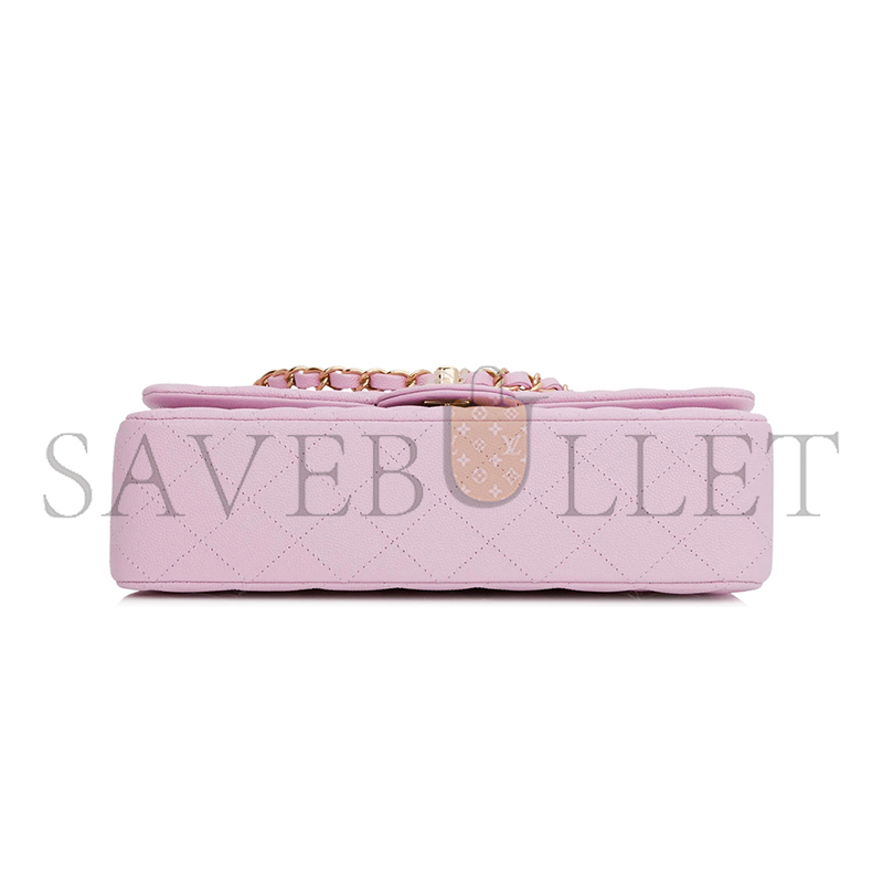 CHANEL CAVIAR QUILTED MEDIUM DOUBLE FLAP 1051142 (25*15*7cm)