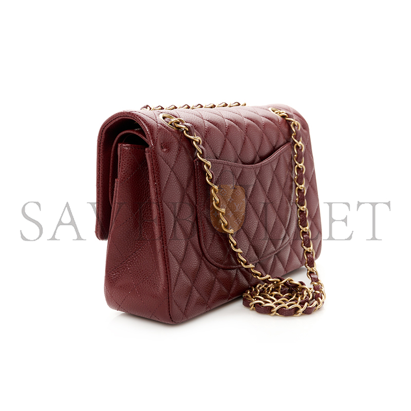 CHANEL CAVIAR QUILTED MEDIUM DOUBLE FLAP 1635335 (25*15*7cm)