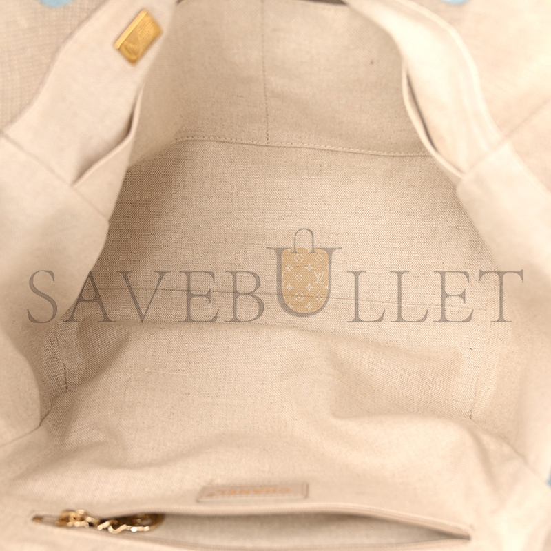 CHANEL MIXED FIBERS SMALL DEAUVILLE TOTE 1294895 (34*26*15cm)