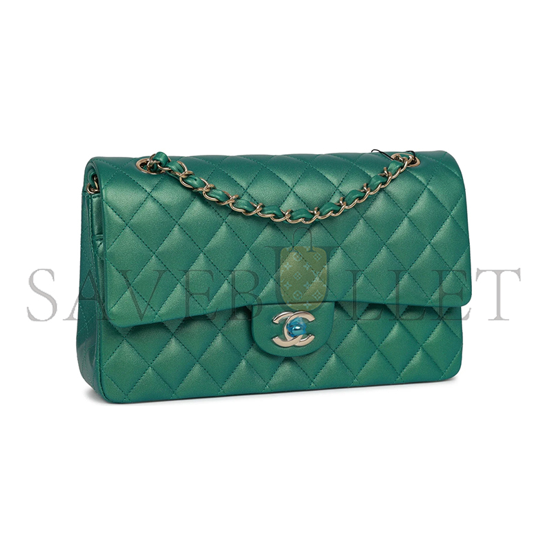 CHANEL IRIDESCENT MEDIUM DOUBLE FLAP 11065427 (25*15*6cm)