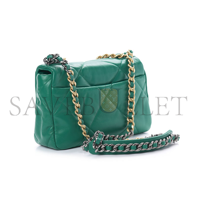 CHANEL MEDIUM 19 HANDBAG AS1160 B04852 NM378 (26*16*9cm)