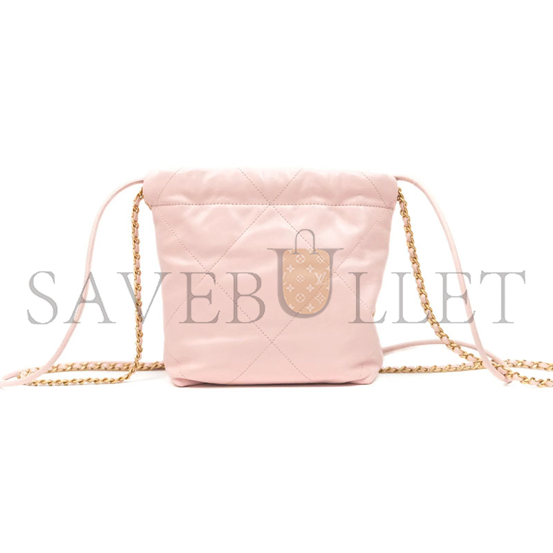 CHANEL 22 MINI HANDBAG AS3980 B08037 NN267 (20*19*6cm)