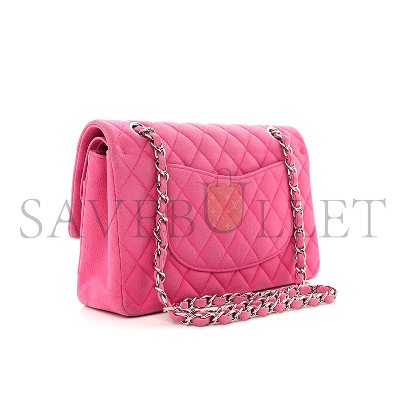 CHANEL IRIDESCENT CAVIAR QUILTED MEDIUM DOUBLE FLAP 1436314 (25*15*6cm)