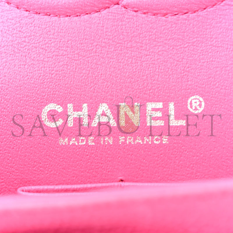 CHANEL IRIDESCENT CAVIAR QUILTED MEDIUM DOUBLE FLAP 1436314 (25*15*6cm)