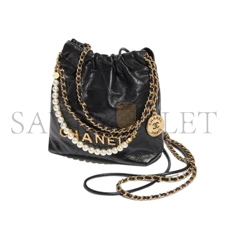 CHANEL MASTER 22 MINI HANDBAG AS3980 (20*19*6cm)
