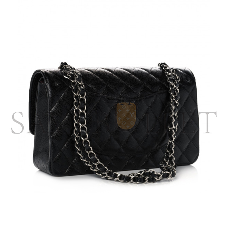 CHANEL MASTER CAVIAR QUILTED MEDIUM DOUBLE FLAP A01112 (25.5*15.5*6.5cm)