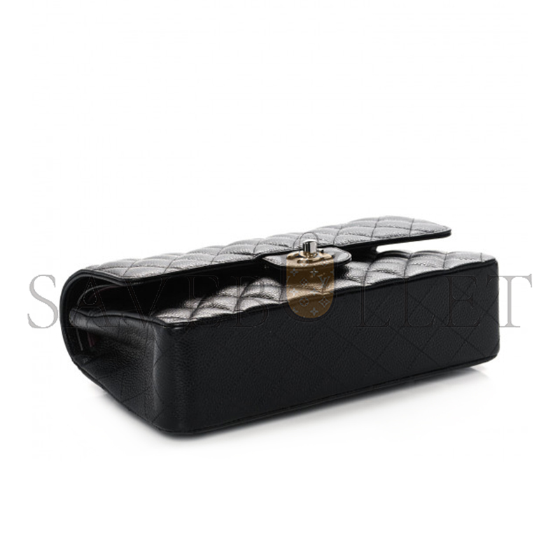 CHANEL MASTER CAVIAR QUILTED MEDIUM DOUBLE FLAP A01112 (25.5*15.5*6.5cm)