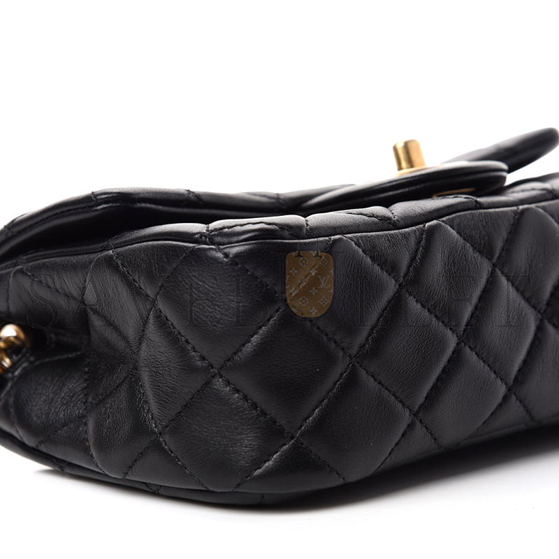 CHANEL MINI RECTANGULAR PEARL CRUSH FLAP AS1787 (19*13*7cm)
