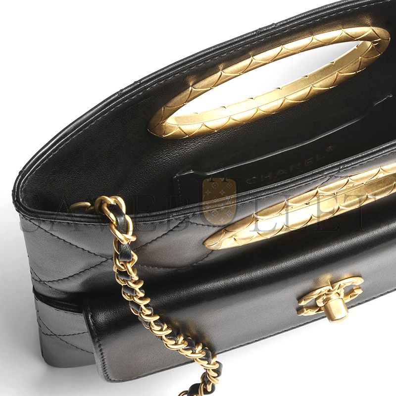 CHANEL MASTER CLUTCH LAMBSKIN & GOLD-TONE METAL AS5038 (25*19*3cm)