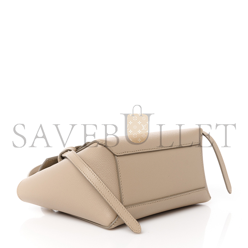 CELINE PICO BELT TOTE IN GRAINED COWHIDE LEATHER 189003ZVA.38NV (21*16*8cm)