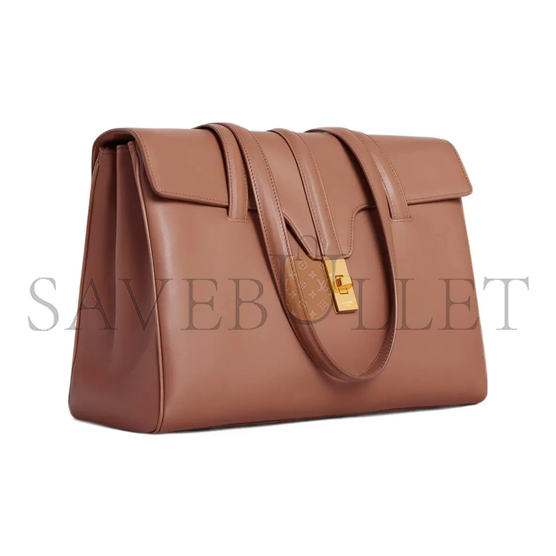 CELINE MEDIUM SHOULDER BAG IN SOFT16 COWHIDE LEATHER 195543CR4.18BU (32*24*15cm)