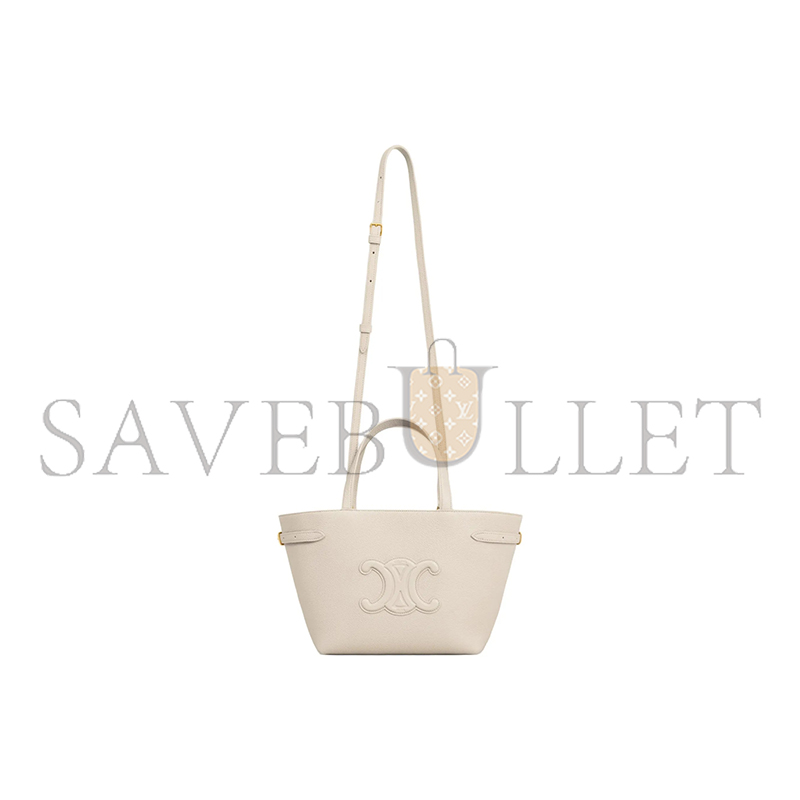 CELINE MINI CABAS ANAIS CUIR TRIOMPHE IN GRAINED CALFSKIN 118613ENY.02PA (21*20*10cm)