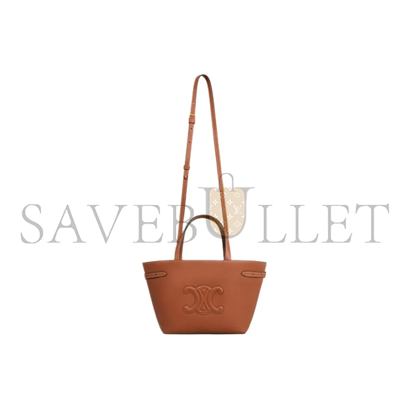 CELINE MINI CABAS ANAIS CUIR TRIOMPHE IN GRAINED CALFSKIN 118613ENY.04LU (21*20*10cm)