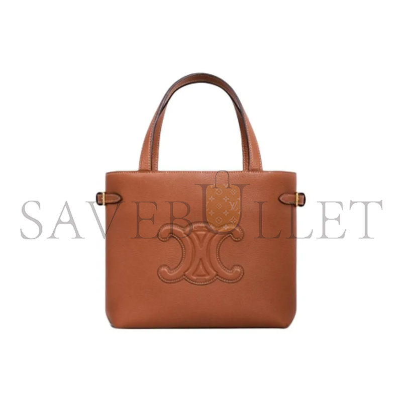 CELINE MINI CABAS ANAIS CUIR TRIOMPHE IN GRAINED CALFSKIN 118613ENY.04LU (21*20*10cm)