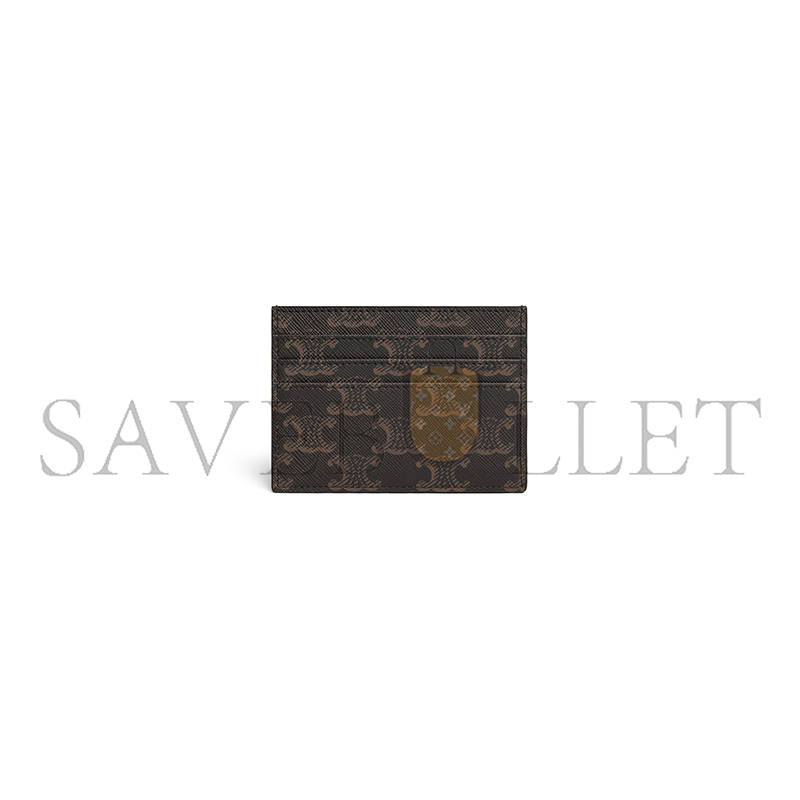 CEINE CARD HOLDER TRIOMPHE IN TRIOMPHE CANVAS 10L832CQH.04LU (11*8*0.3cm)