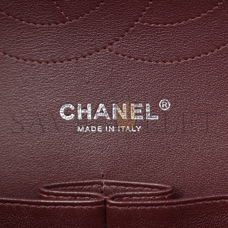 CHANEL MASTER CAVIAR QUILTED JUMBO DOUBLE FLAP BLACK 1633607 (30*20*10cm)
