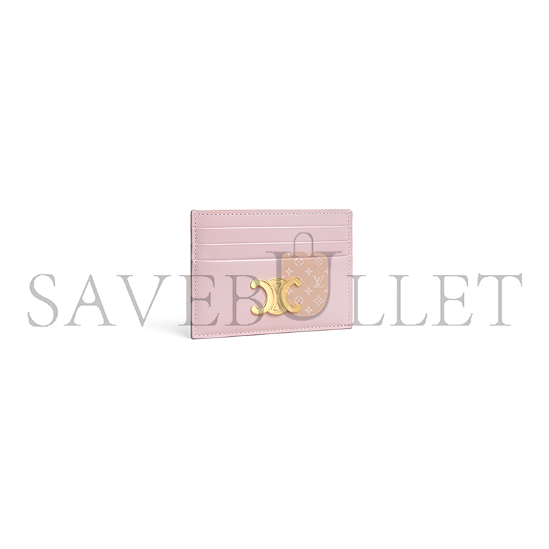 CELINE CARD HOLDER TRIOMPHE IN SHINY CALFSKIN 10L833DPV.25BD (11*8*0.3cm) CELINE CARD HOLDER TRIOMPHE IN SHINY CALFSKIN 10L833DPV.25BD (11*8*0.3cm)