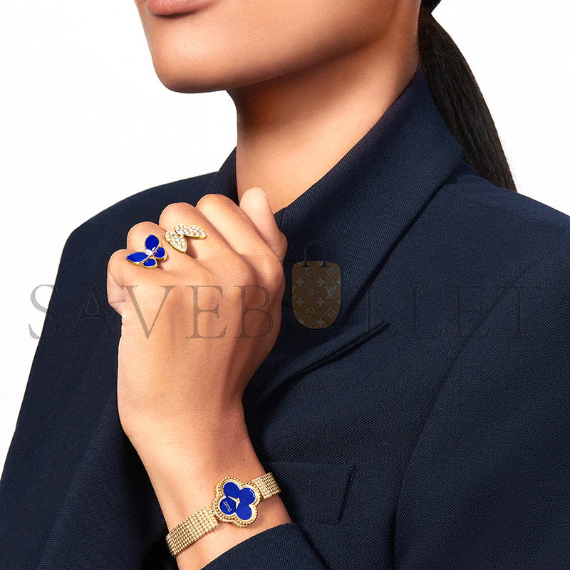 VAN CLEEF ARPELS SWEET ALHAMBRA WATCH18K YELLOW GOLD, DIAMOND, LAPIS LAZULI VCARPBEG00 VAN CLEEF ARPELS SWEET ALHAMBRA WATCH18K YELLOW GOLD, DIAMOND, LAPIS LAZULI VCARPBEG00
