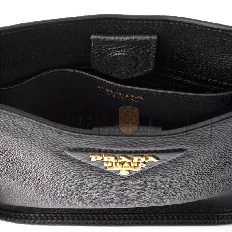 PRADA LEATHER MINI SHOULDER BAG 1BH191 (20*19*6cm) 