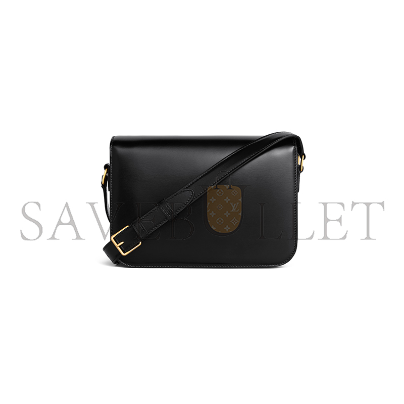 CELINE MEDIUM CLASSIQUE TRIOMPHE BAG IN SHINY CALFSKIN 187363BF4.38NO (22.5*16.5*7.5cm)