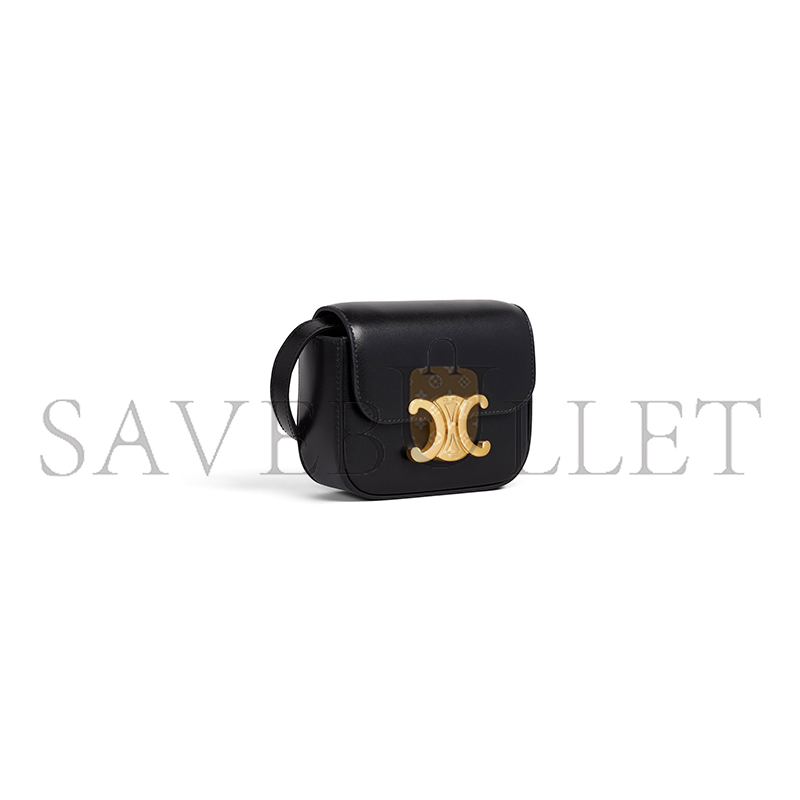 CELINE MINI CLAUDE IN SHINY CALFSKIN 10I513DPV.38NO (11*8*4cm)