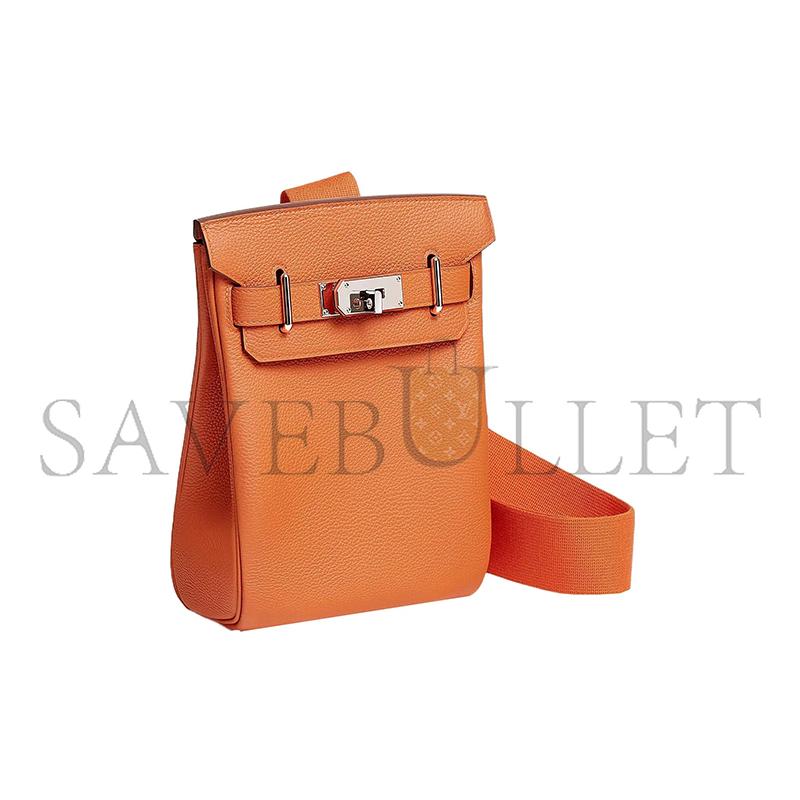 HERMES HAC A DOS PM BACKPACK TOGO LEATHER SILVER HARDWARE H083589CK93 (28*18*8cm)