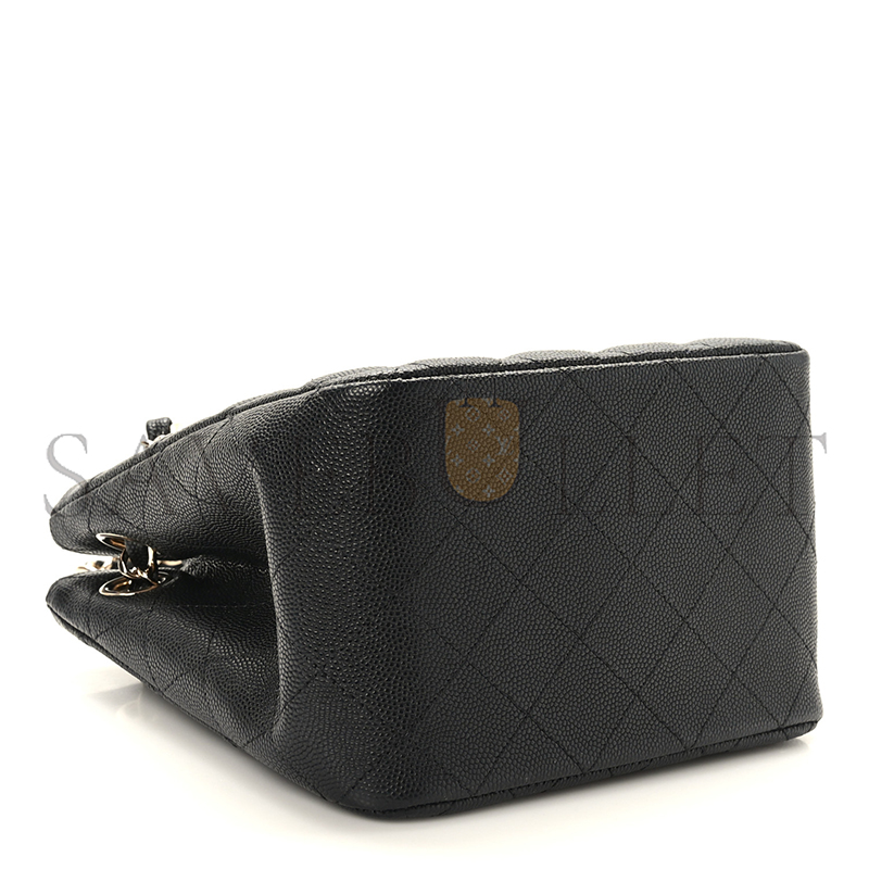 CHANEL CAVIAR QUILTED MINI BUCKET BAG BLACK AS3176 (16*16*10cm)