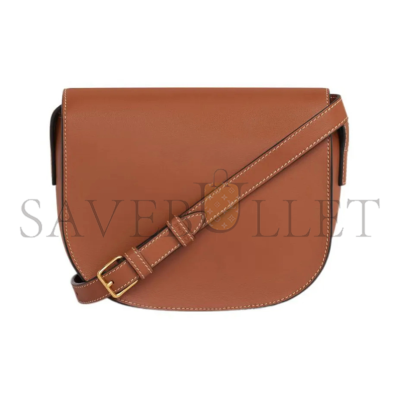 CELINE CROSSBODY IN FOLCO CUIR TRIOMPHE SMOOTH COWHIDE 198263DU3.04LU (18.5*15*7cm)