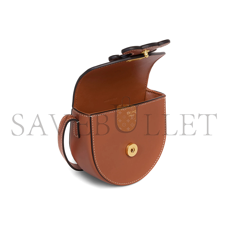 CELINE MINI CROSSBODY IN BESACE TRIOMPHE SMOOTH COWHIDE 10J303DPQ.04LU (11*10*5cm)
