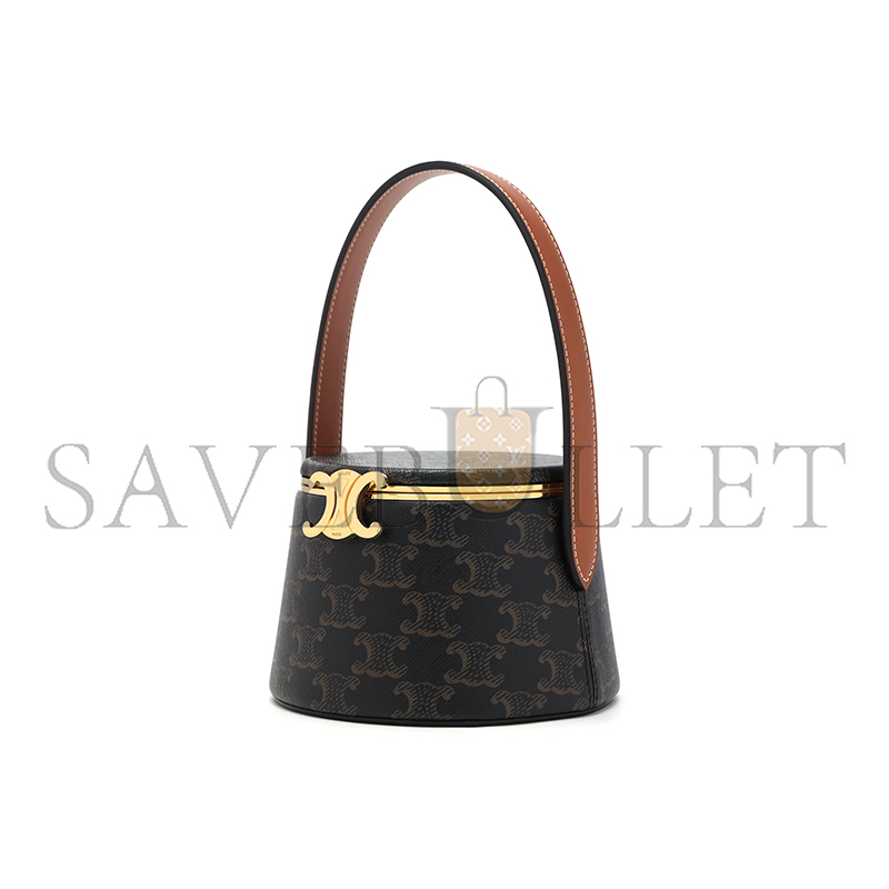 CELINE NINA MINAUDIERE IN SHEEPSKIN AND COWHIDE 111353EWI.04LU (13*13*8cm)