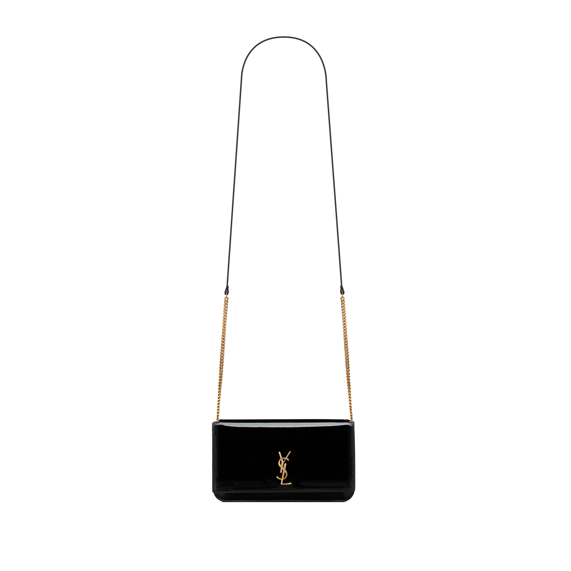 YSL CASSANDRE PHONE HOLDER IN PATENT LEATHER 808548BMIIJ1000 (18*11*2.5cm) YSL CASSANDRE PHONE HOLDER IN PATENT LEATHER 808548BMIIJ1000 (18*11*2.5cm)