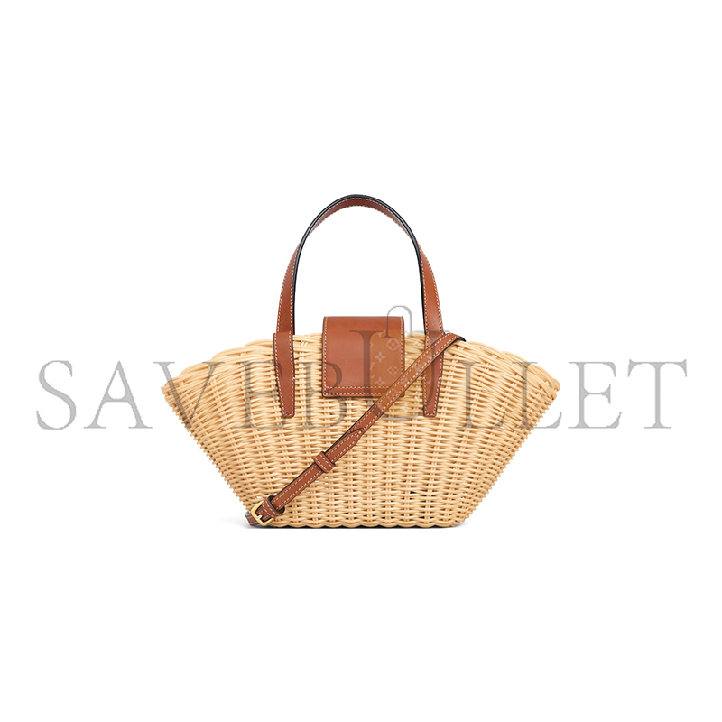 CELINE TEEN COUFFIN IN WICKER AND NATURAL CALFSKIN 116572FWE.02NT (32*14*7cm) CELINE TEEN COUFFIN IN WICKER AND NATURAL CALFSKIN 116572FWE.02NT (32*14*7cm)