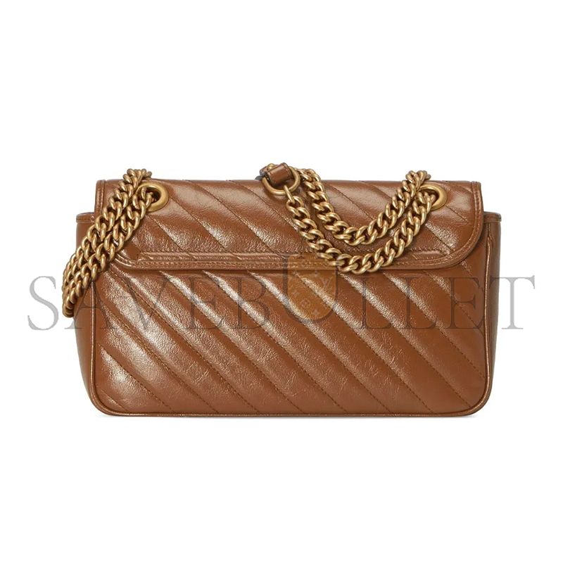 GUCCI GG MARMONT SMALL SHOULDER BAG ‎443497 0OLFT 2535 (26*15*7cm)
