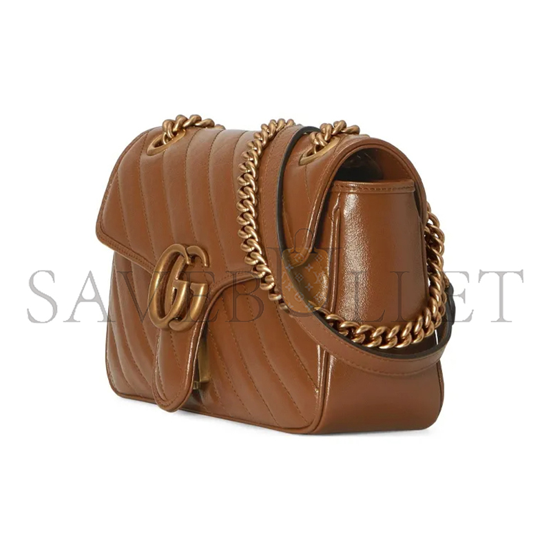 GUCCI GG MARMONT SMALL SHOULDER BAG ‎443497 0OLFT 2535 (26*15*7cm)