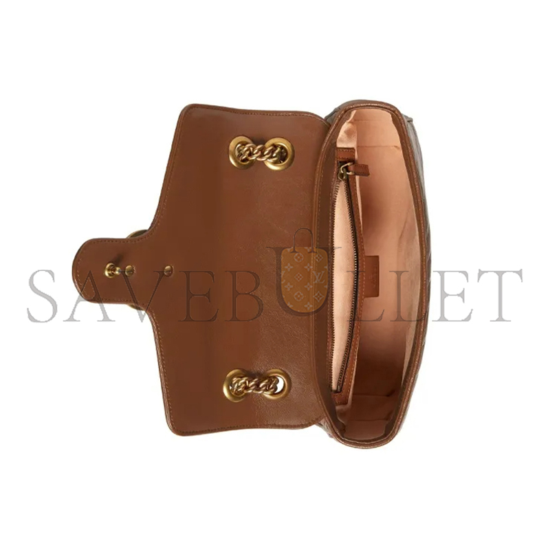 GUCCI GG MARMONT SMALL SHOULDER BAG ‎443497 0OLFT 2535 (26*15*7cm)