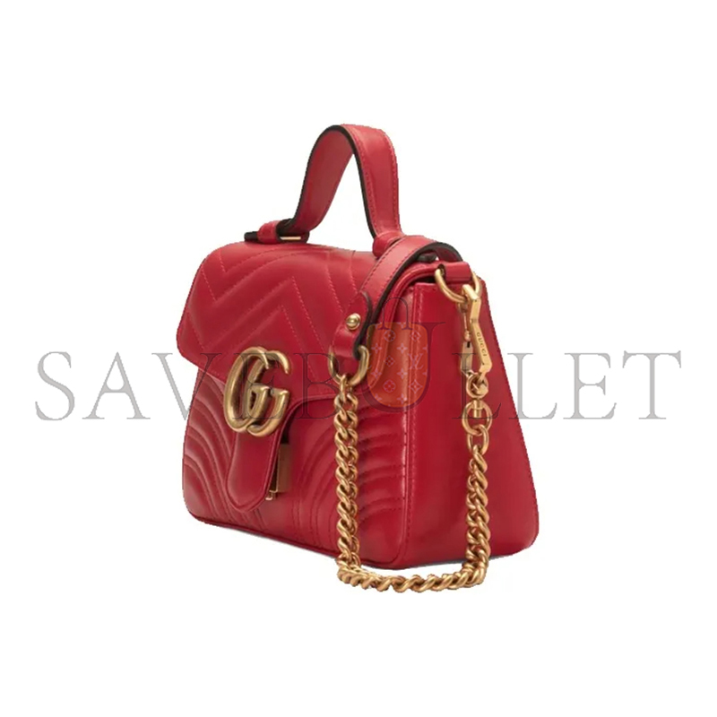 GUCCI GG MARMONT MINI TOP HANDLE BAG 547260 (21*15.5*8cm)