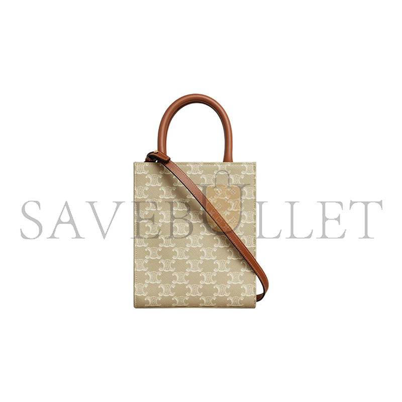CELINE MINI TOTE IN CABAS PRINT 194372FLB.02GR (20.5*17*4cm)