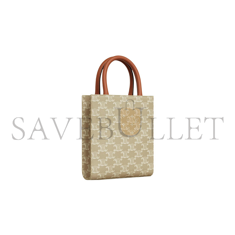 CELINE MINI TOTE IN CABAS PRINT 194372FLB.02GR (20.5*17*4cm)