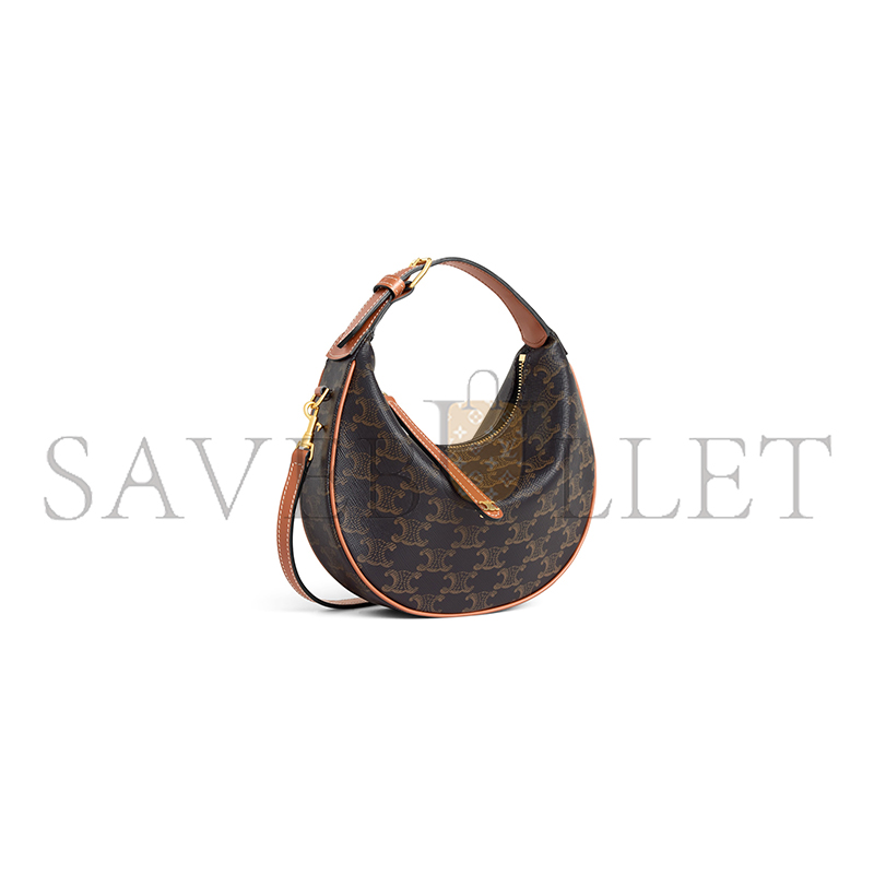 CELINE TEEN CELINE LULU IN TRIOMPHE CANVAS AND CALFSKIN 120722FQM.04LU (24*21*5cm) CELINE TEEN CELINE LULU IN TRIOMPHE CANVAS AND CALFSKIN 120722FQM.04LU (24*21*5cm)