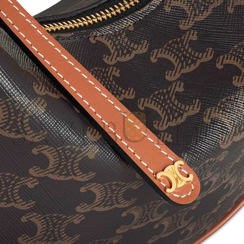 CELINE TEEN CELINE LULU IN TRIOMPHE CANVAS AND CALFSKIN 120722FQM.04LU (24*21*5cm) CELINE TEEN CELINE LULU IN TRIOMPHE CANVAS AND CALFSKIN 120722FQM.04LU (24*21*5cm)