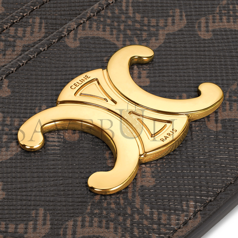 CELINE CARD HOLDER TRIOMPHE IN TRIOMPHE CANVAS 10L832CQH.04LU (11*8*0.3cm) CELINE CARD HOLDER TRIOMPHE IN TRIOMPHE CANVAS 10L832CQH.04LU (11*8*0.3cm)