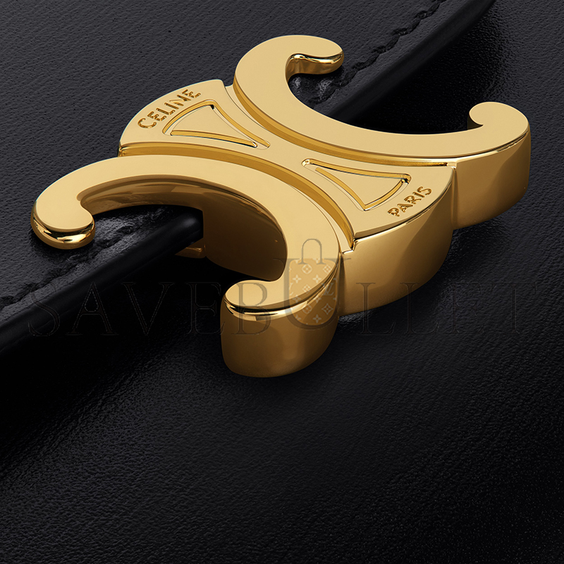 CELINE SMALL FLAP WALLET TRIOMPHE IN SHINY CALFSKIN 10D783DPV.38NO (10.5*8.5*4cm) CELINE SMALL FLAP WALLET TRIOMPHE IN SHINY CALFSKIN 10D783DPV.38NO (10.5*8.5*4cm)