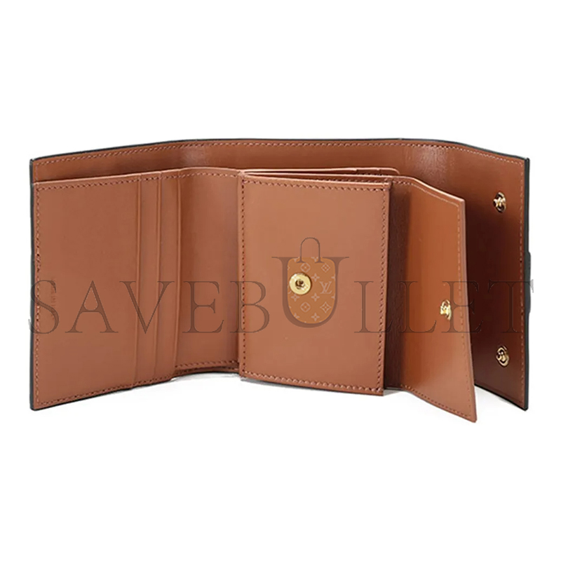 CELINE TRIFOLD WALLET TRIOMPHE IN TRIOMPHE CANVAS 10D572BZ9.04LU (10*9*2.5cm)