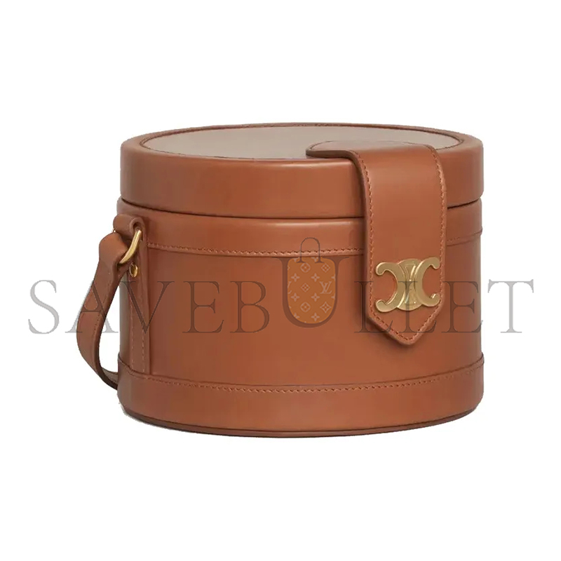 CELINE SHOULDER BAG TAMBOUR SMOOTH COWHIDE 195193DAE.04LU (17*17*12cm)