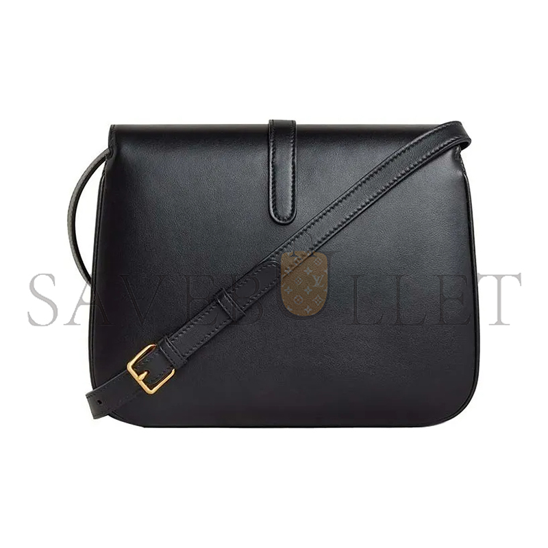 CELINE SHOULDER BAG IN TABOU SMOOTH CALFSKIN 196583DK1.38NO (22*16*7cm)