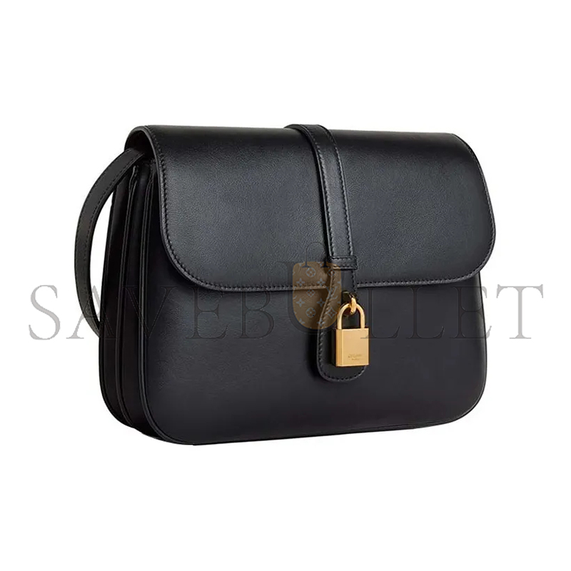 CELINE SHOULDER BAG IN TABOU SMOOTH CALFSKIN 196583DK1.38NO (22*16*7cm)