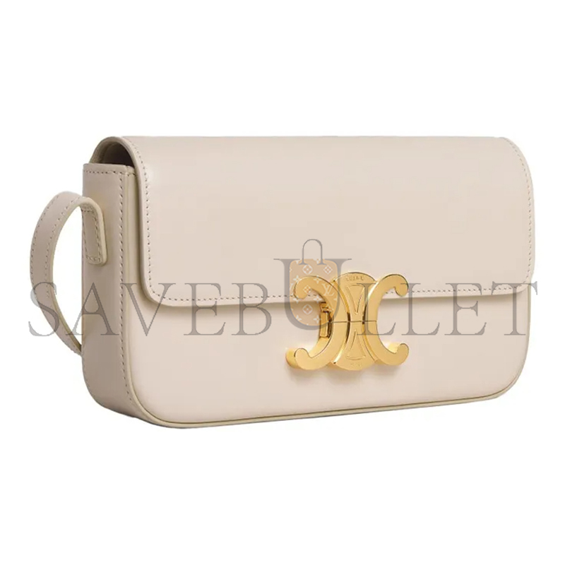 CELINE SHOULDER BAG CLAUDE IN SHINY CALFSKIN 194143BF4.01IV (20*10*4cm)