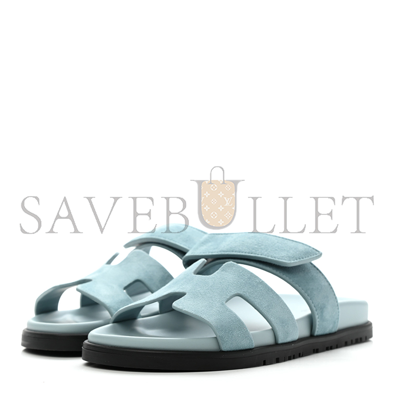 HERMES SUEDE GOATSKIN WOMENS CHYPRE SANDALS H211115Z6H 