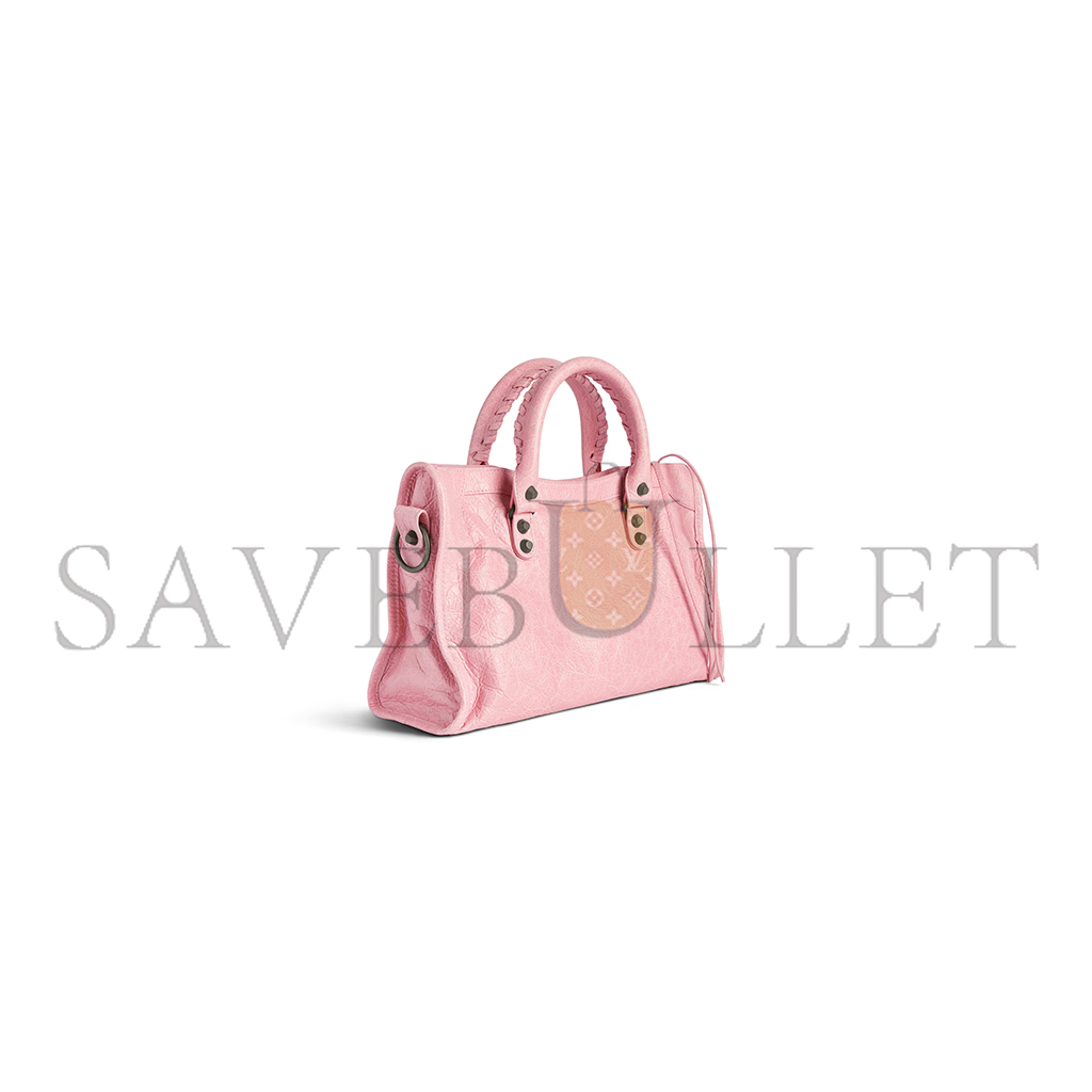 BALENCIAGA WOMEN'S LE CITY BAG SMALL IN VINTAGE PINK 8114422ABEK5826 (29.9*19.1*9.9cm) BALENCIAGA WOMEN'S LE CITY BAG SMALL IN VINTAGE PINK 8114422ABEK5826 (29.9*19.1*9.9cm)